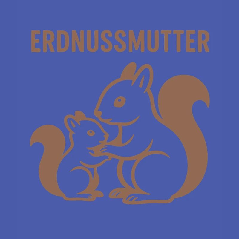 Erdnussmutter mit Eichhörnchenmotiv