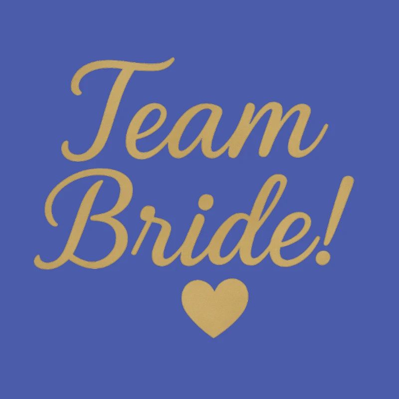 Conception de script d’or de l’équipe Bride. Mariage