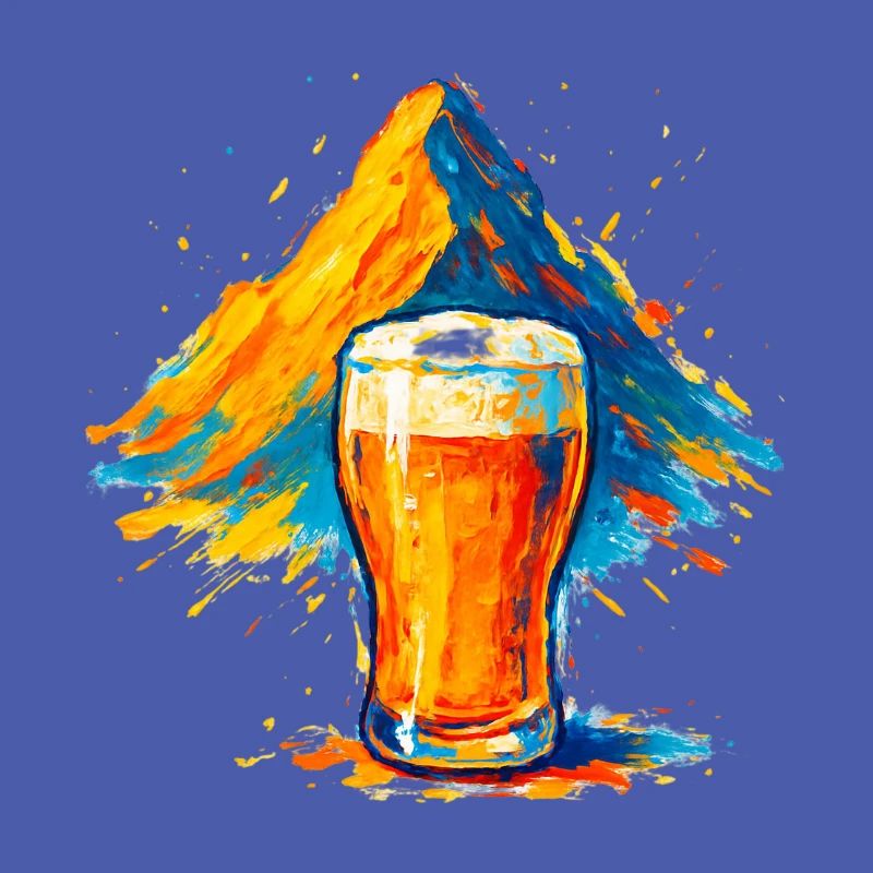 Biergipfel Farbexplosion