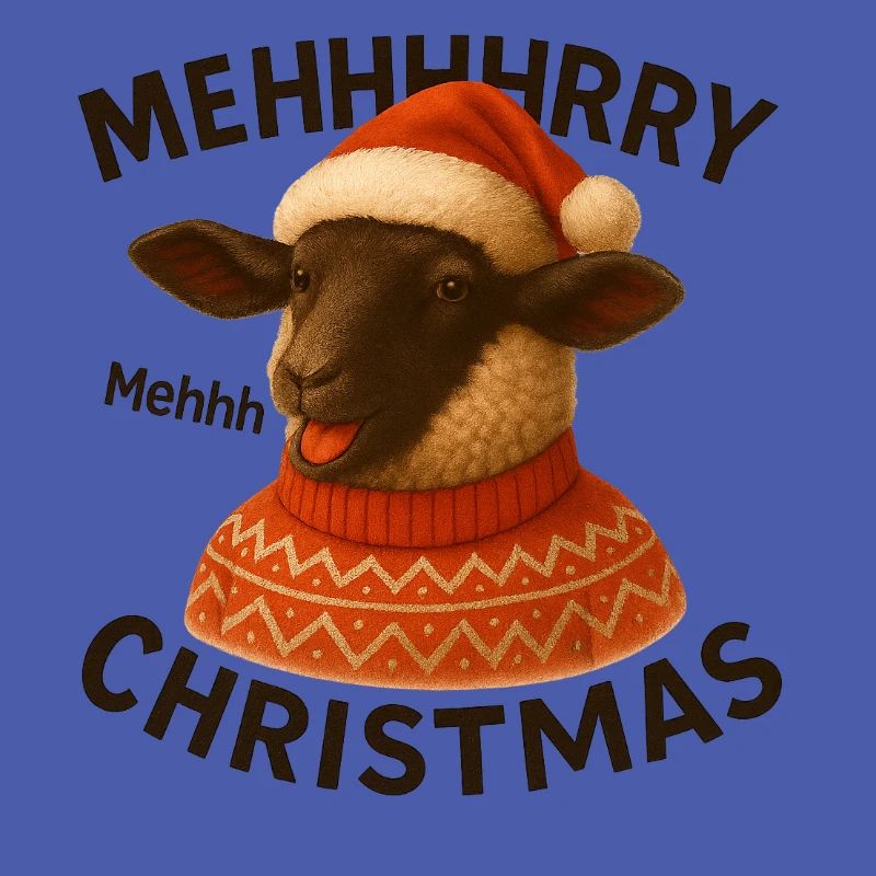 Bof, pull de mouton de Noël