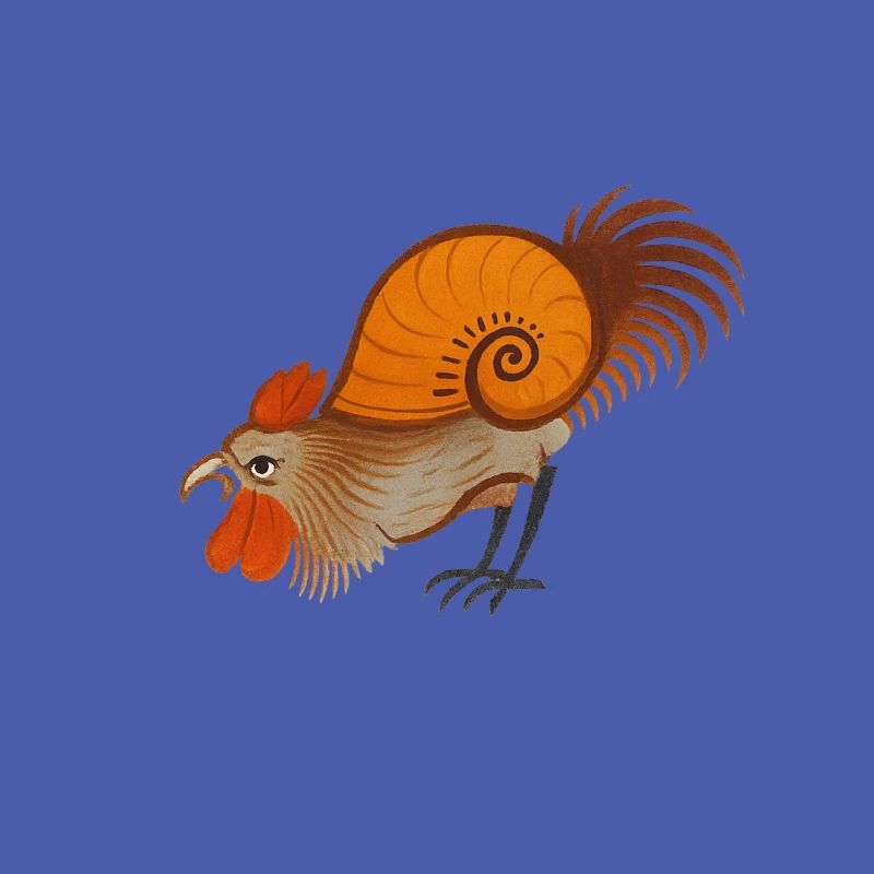Medieval Rooster – Stylized Creature