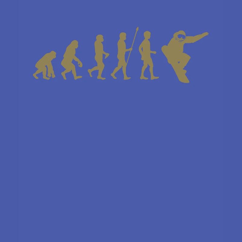 Snowboarder Evolution Geschenkidee