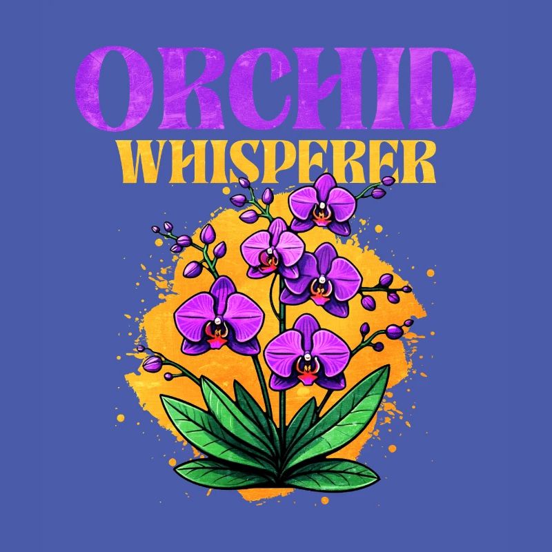 Conception de murmure d'orchidée