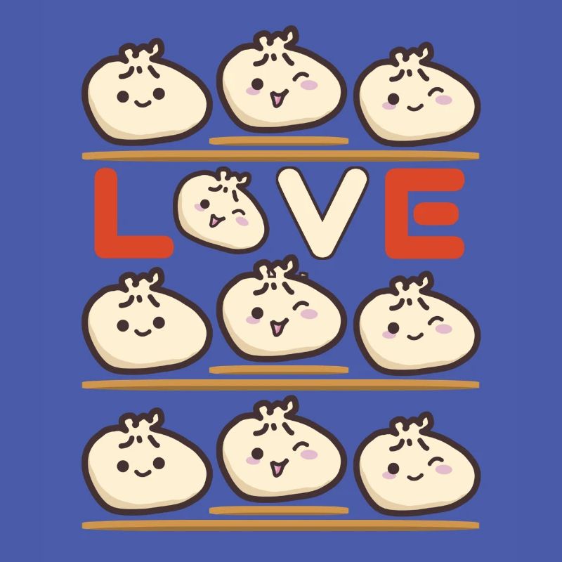 Dumpling Love Pattern