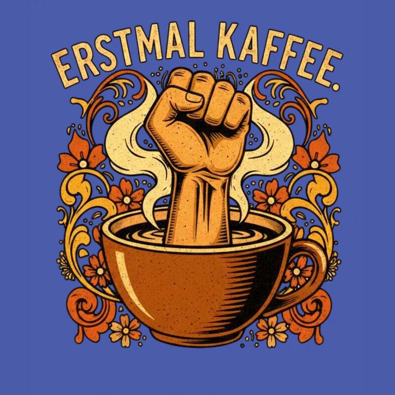Erstmal Kaffee Faust Statement