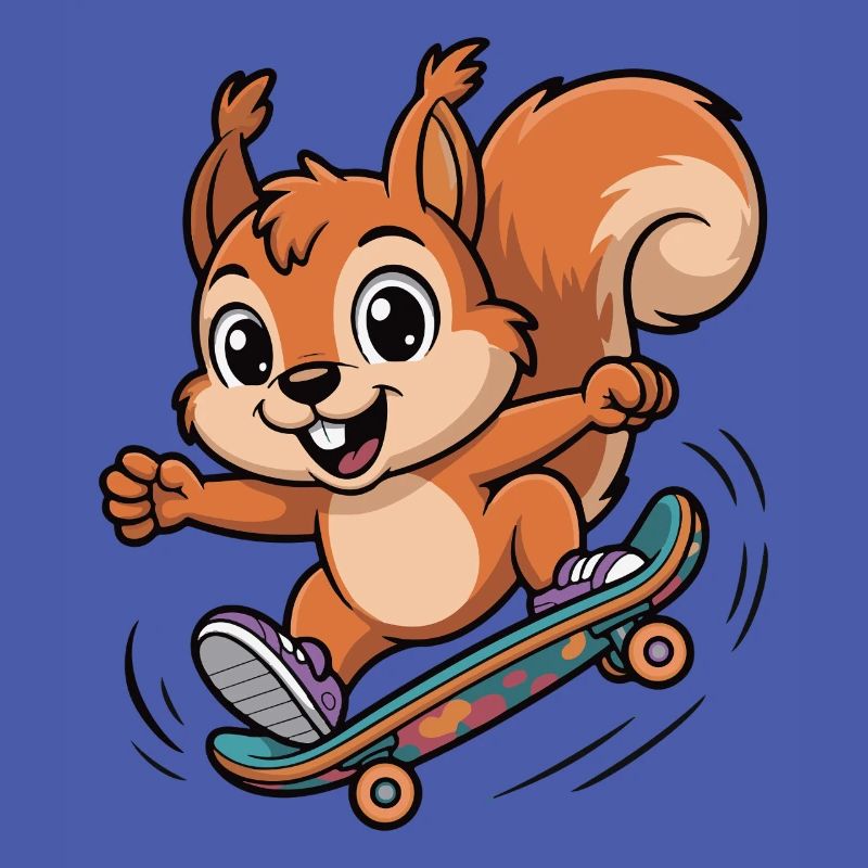 Skate-Eichhörnchen Sprinter