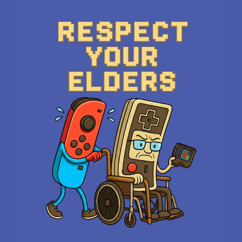 Respect Your Elders Gaming Control Retro 
