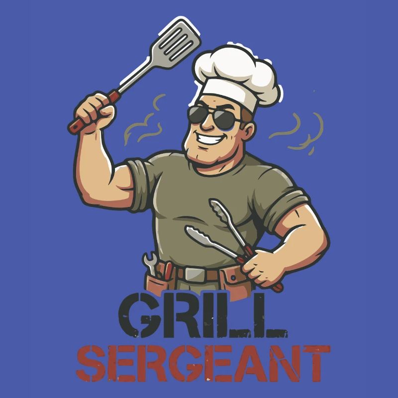 Grill Sergeant Lustiger BBQ Grillchef