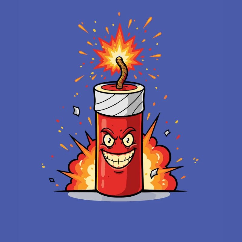 Angry Firecracker Comic