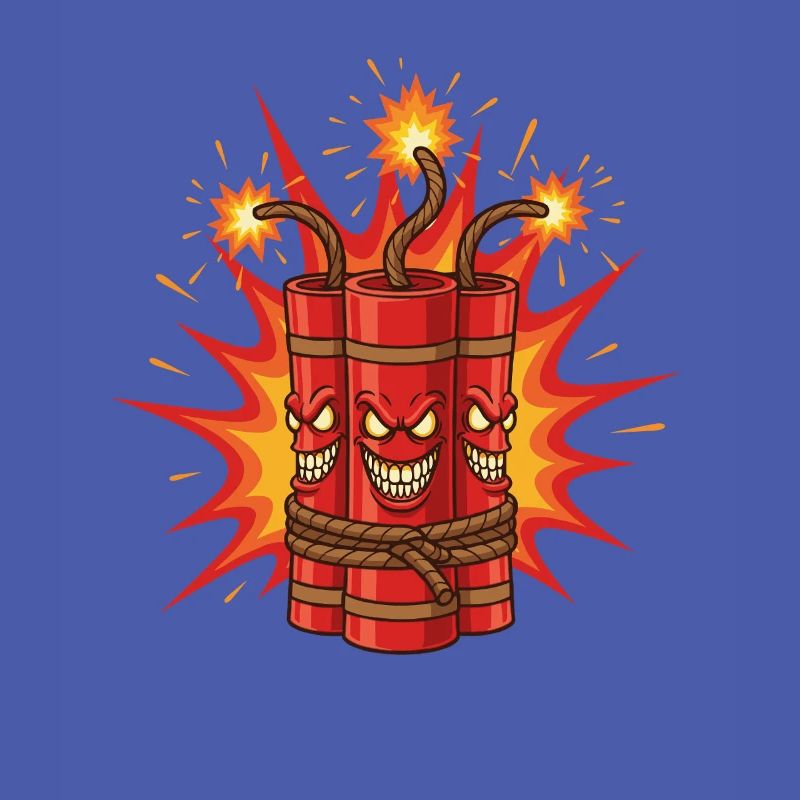 Exploding Dynamite Art