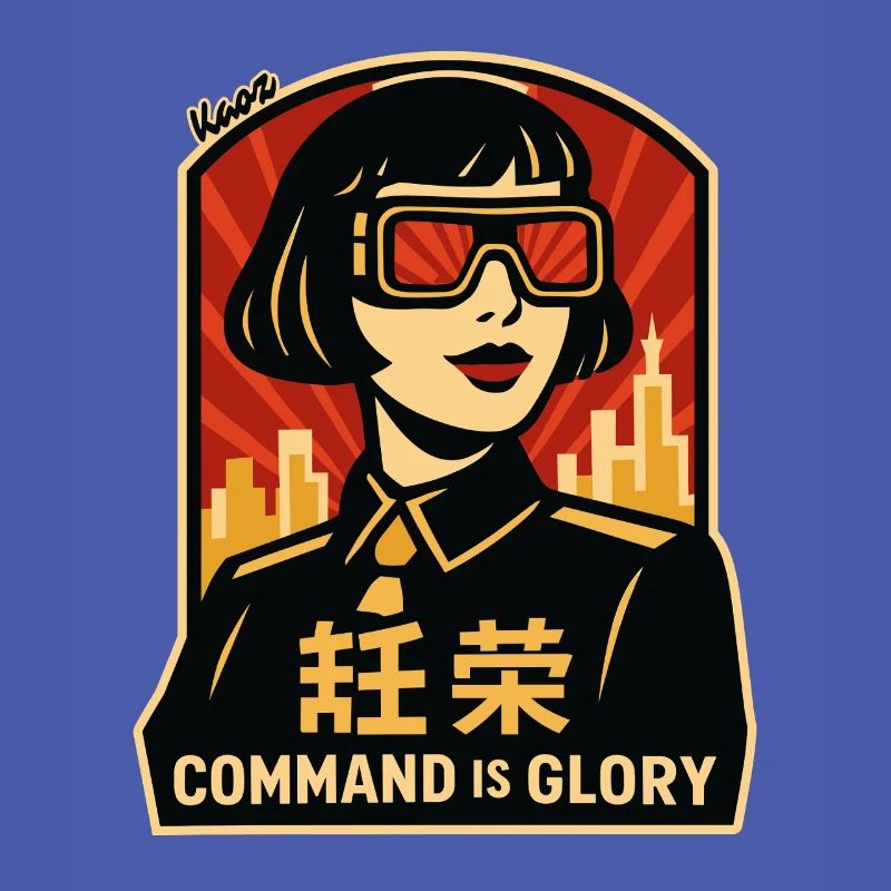 Affiche rétro de Command Is Glory