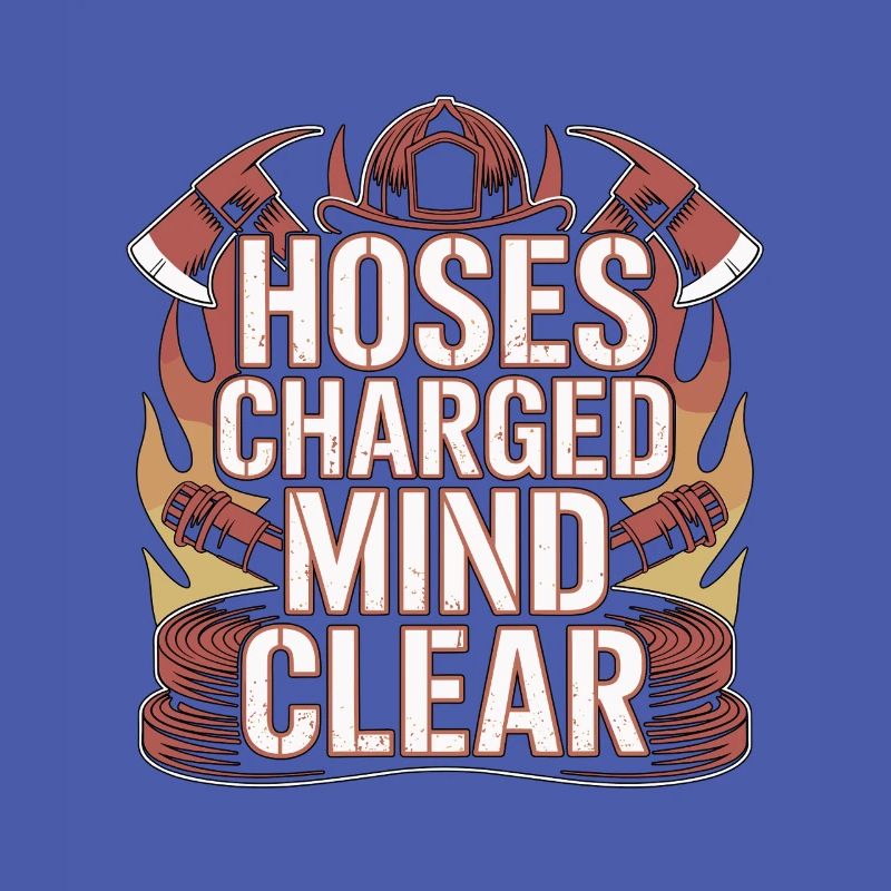 Fire Engineer Hoses Charged Mind Fire Services