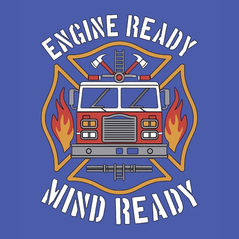 Fire Engineer Engine Ready Mind Ready Firefighting