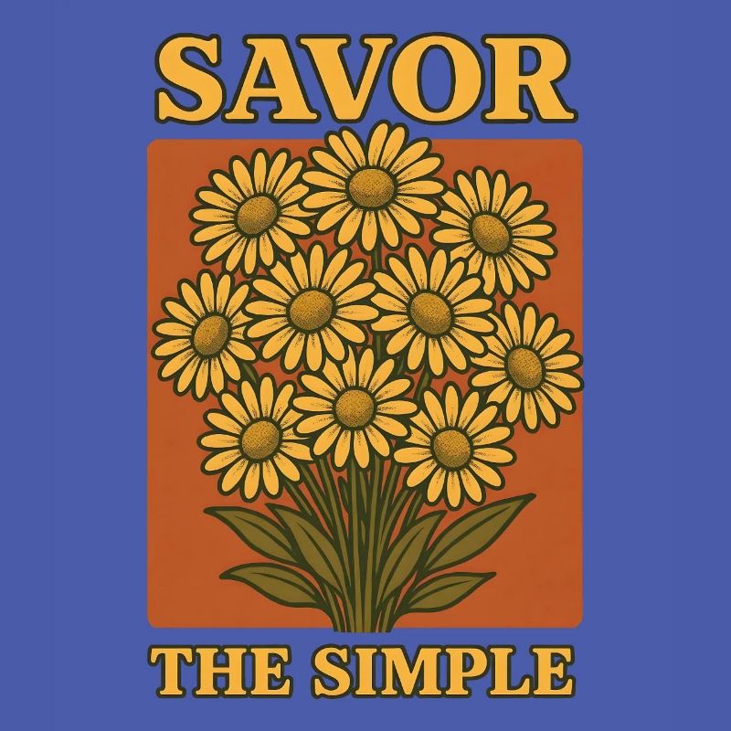 Profite simplement | Les fleurs vivent lentement
