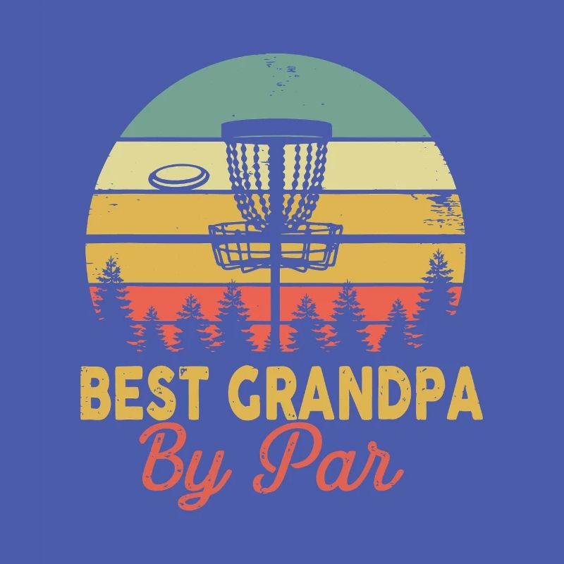 Bester Opa nach Par Disc Golf Tee