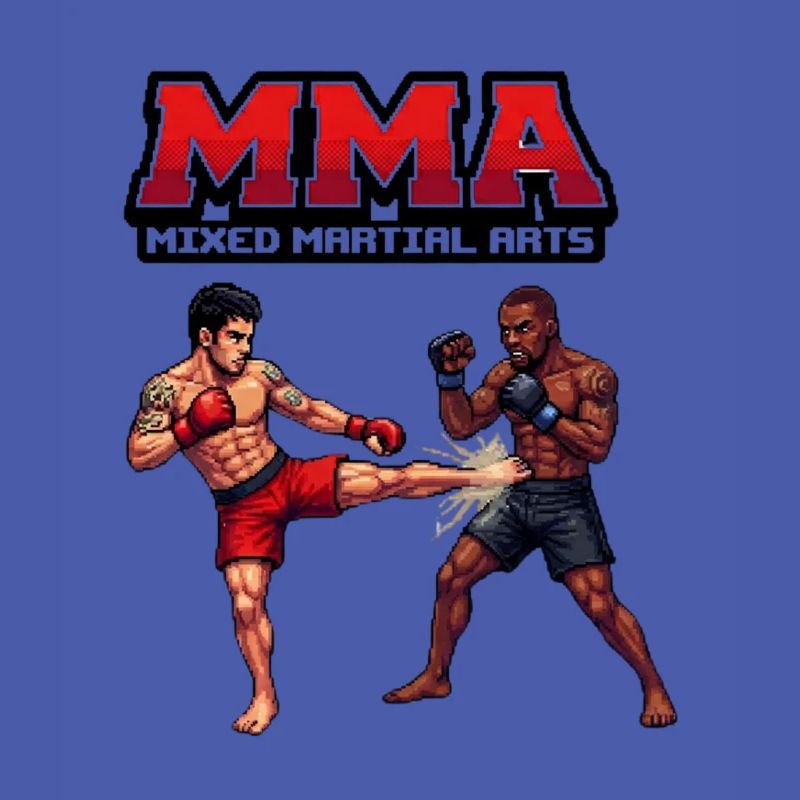 Duel de combat MMA Style Pixel