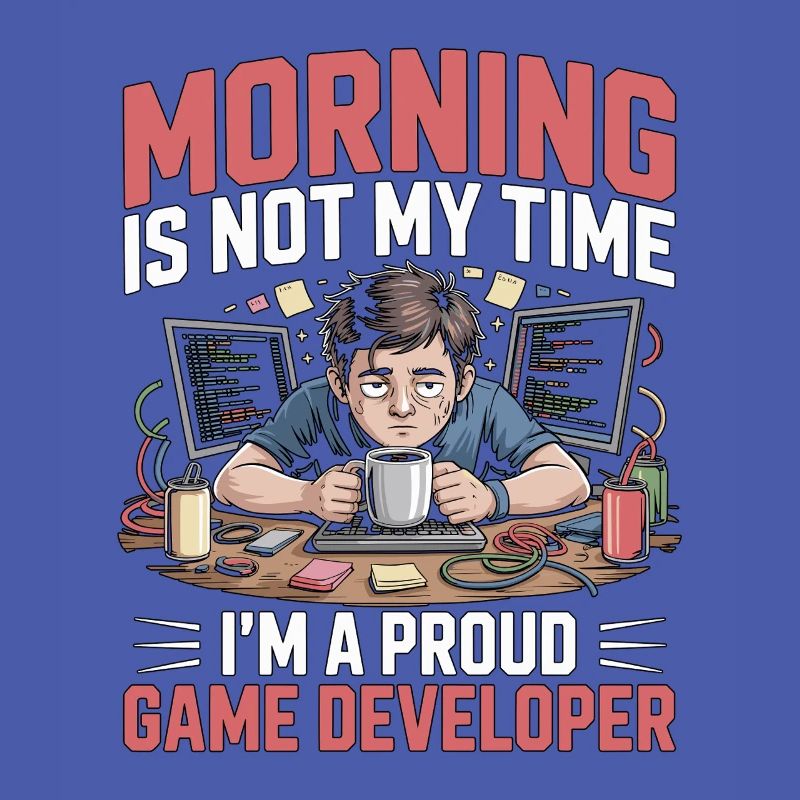 Game Developer Morning n’est pas mon temps Coder de jeux