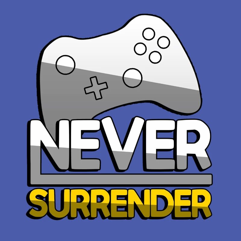 NEVER SURRENDER (Yellow) + Controller - Gaming