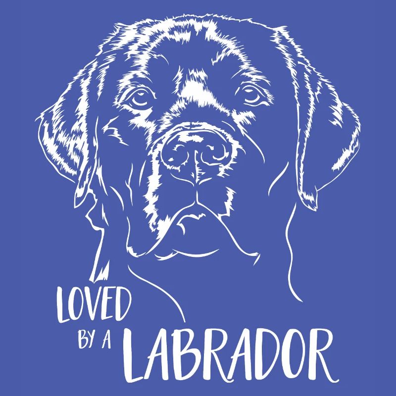 LABRADOR Labbi loved by a Labrador Spruch Wilsigns
