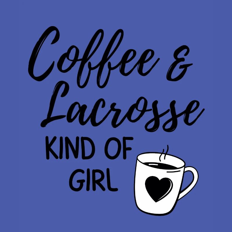 Kaffee & Lacrosse ein Mädchen.