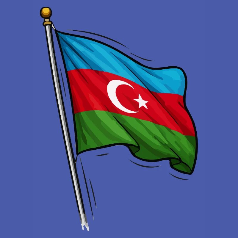 Conception du drapeau de l’Azerbaïdjan