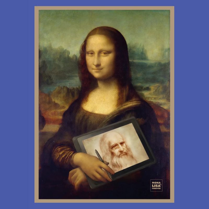 Mona Lisa Tablet Sketch Mashup