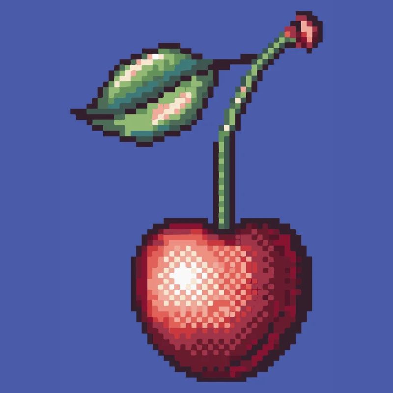 Retro Pixel Cherry