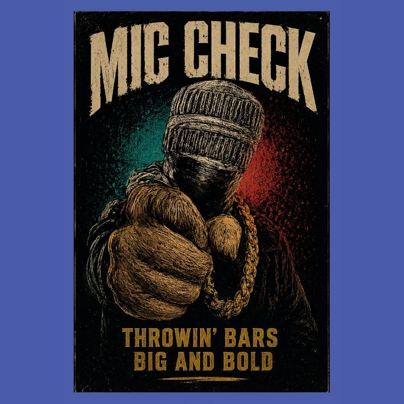 Mic Check Bold Throwin' Bars