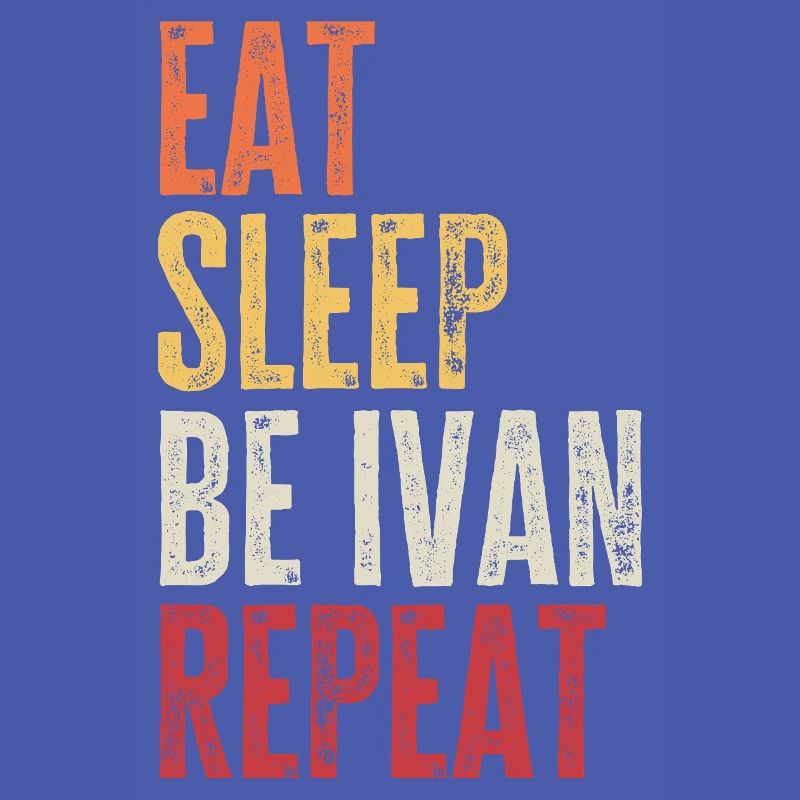 Mange, dors Be Ivan Répéter Nom rétro