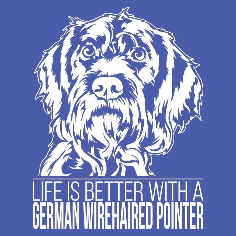 German Wirehaired Pointer life is better Wilsigns