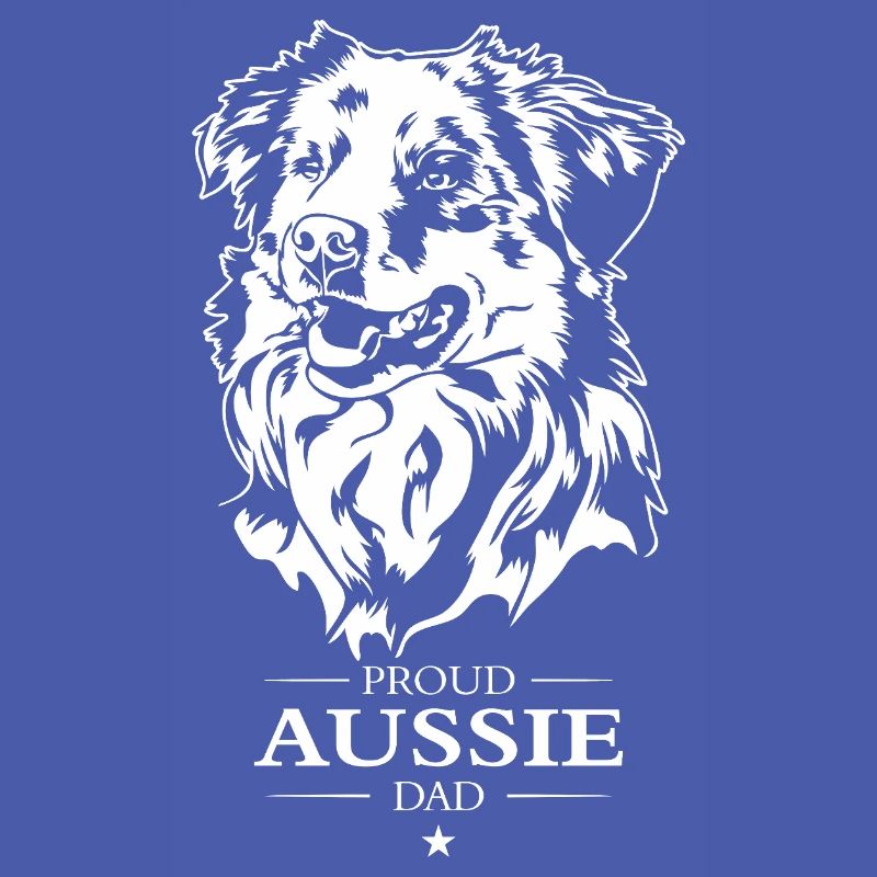 Aussie Dad Hunde Australian Shepherd Hund Wilsigns