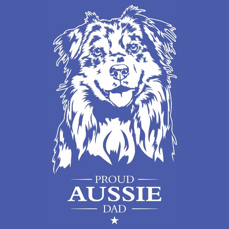 Aussie Dad Hunde Australian Shepherd Hund Wilsigns