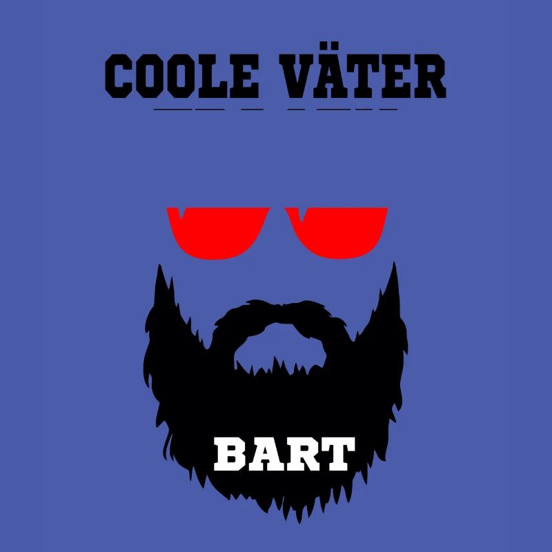 Coole Väter tragen Bart - Geschenk, Bart Spruch