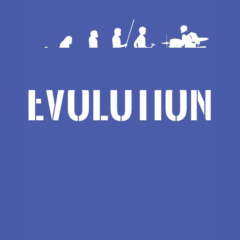 Drummer - Schlagzeug - Evolution - Schlagzeuger