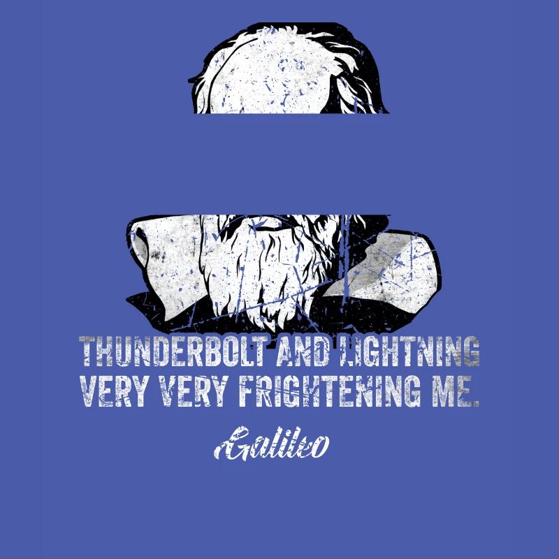 Thunderbolt lightning Galileo Philosopher Physics