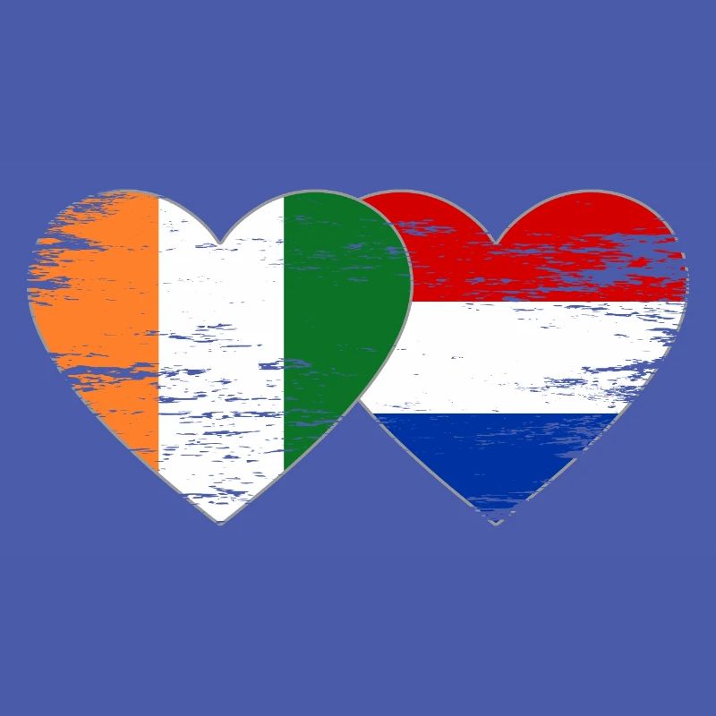 Drapeau de la Côte d’Ivoire Pays-Bas utilisé