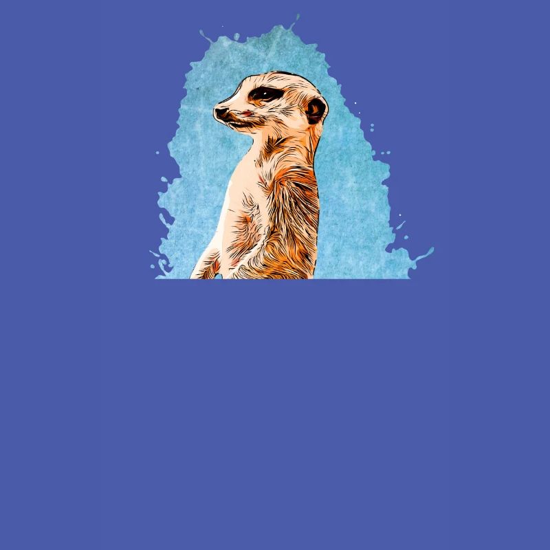 Erdmännchen - Blau