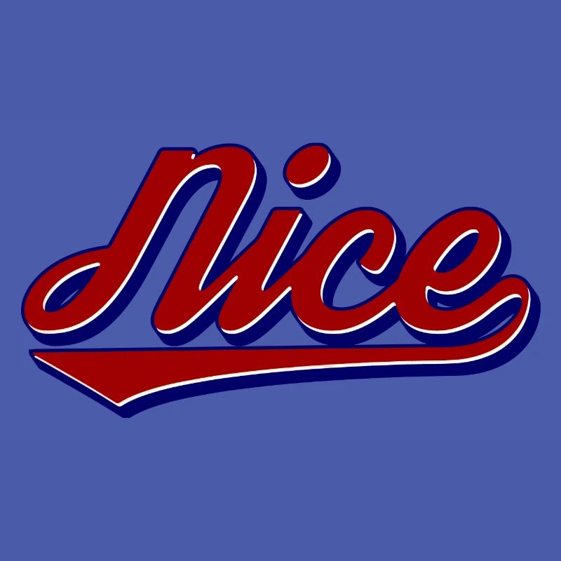 Style de logo rétro Nice Script