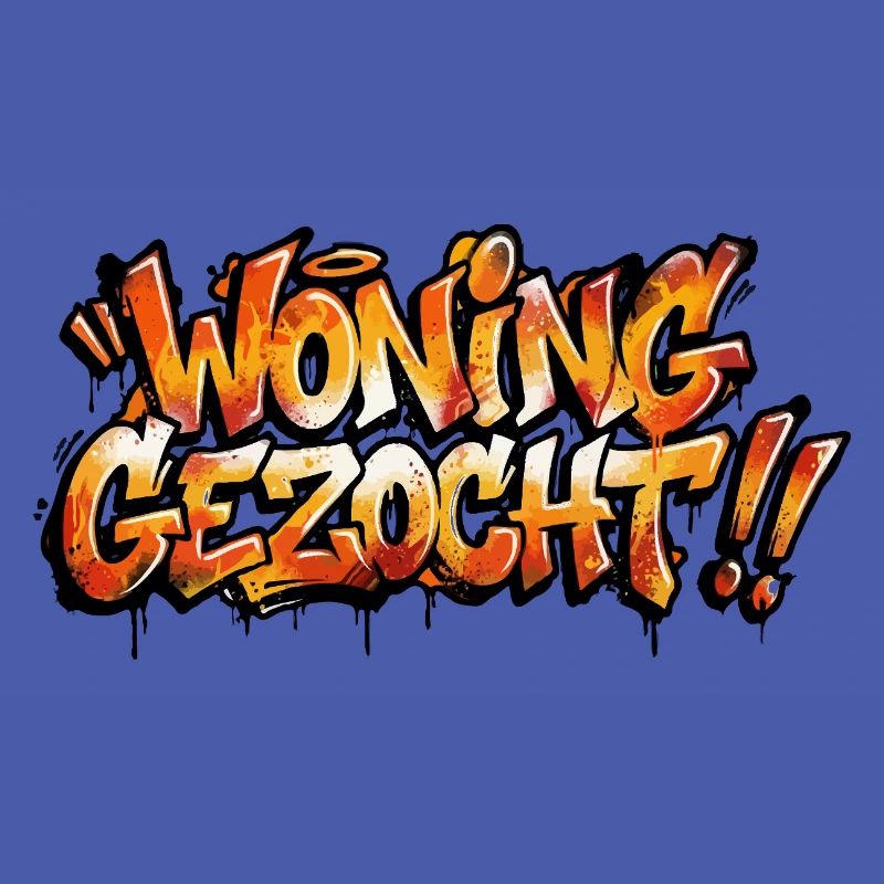 Graffiti-Text von Eigentum gesucht
