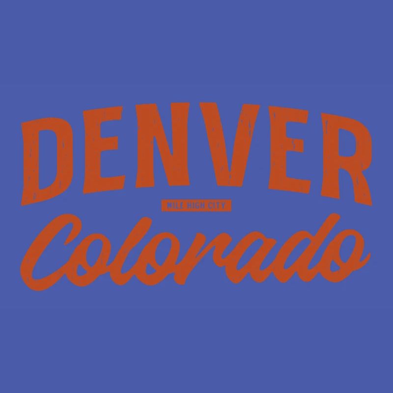 Logo rétro Script de Denver, Colorado