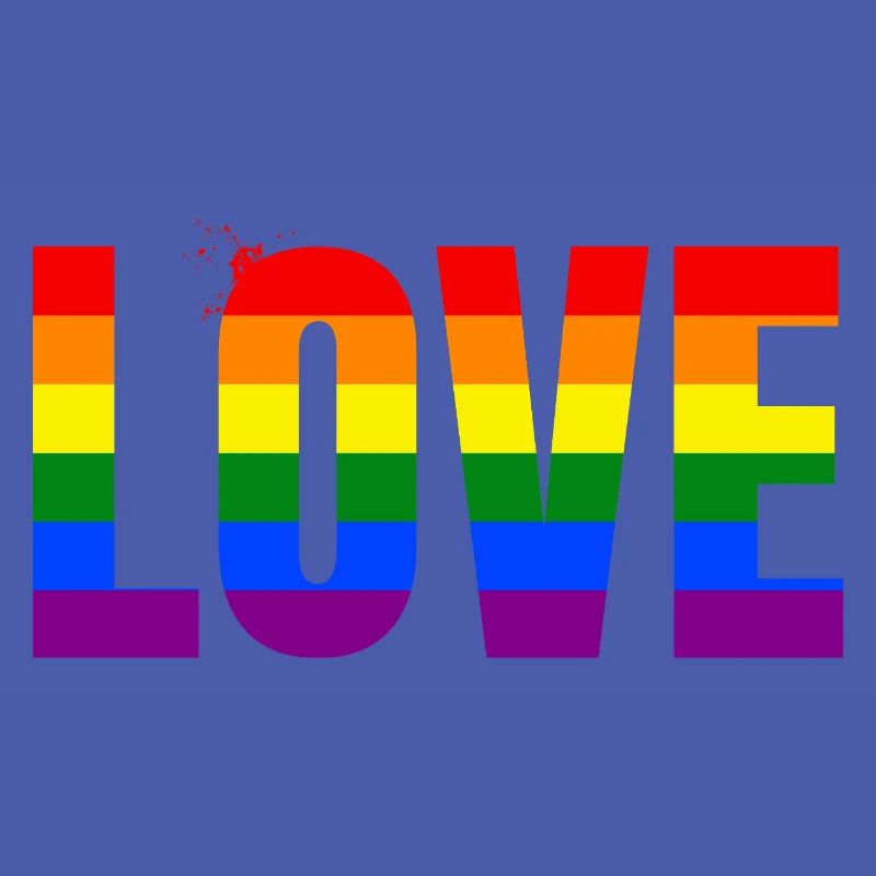 LOVE Rainbow Statement – Bold Equality Message