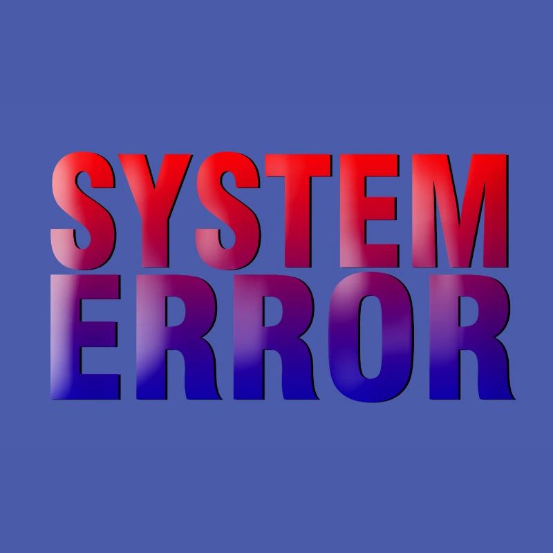 Systemfehler Gradient Typo