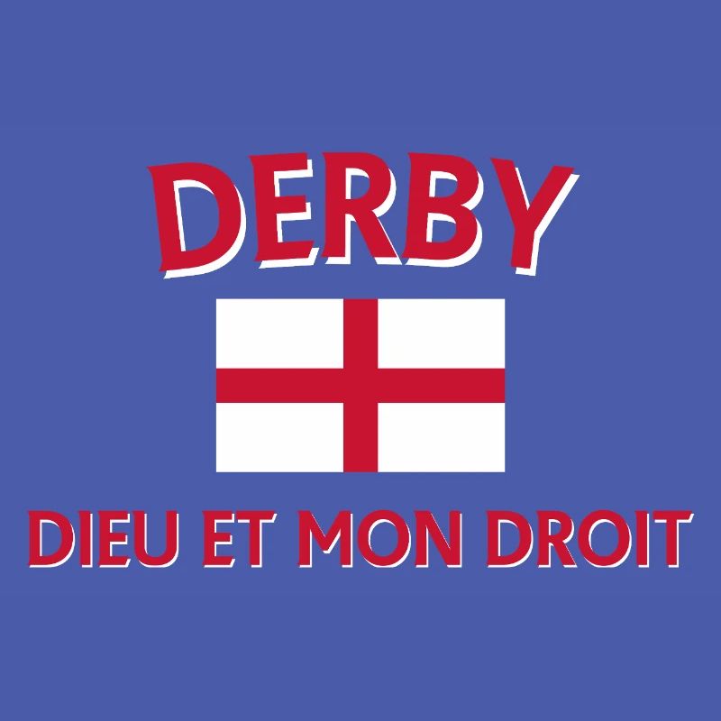 Conception du drapeau de l’Angleterre Derby