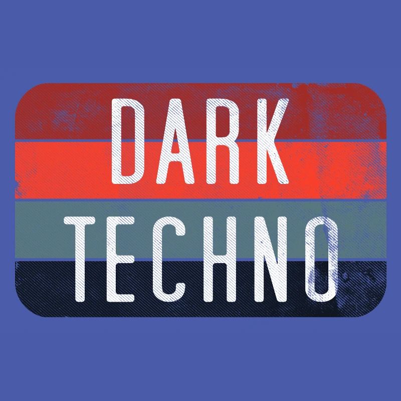 Dark Techno Retro Logo Tee