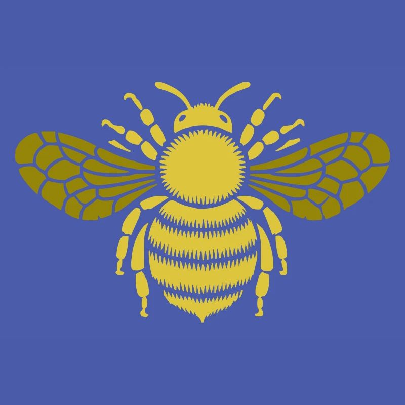 Golden Bee Pattern