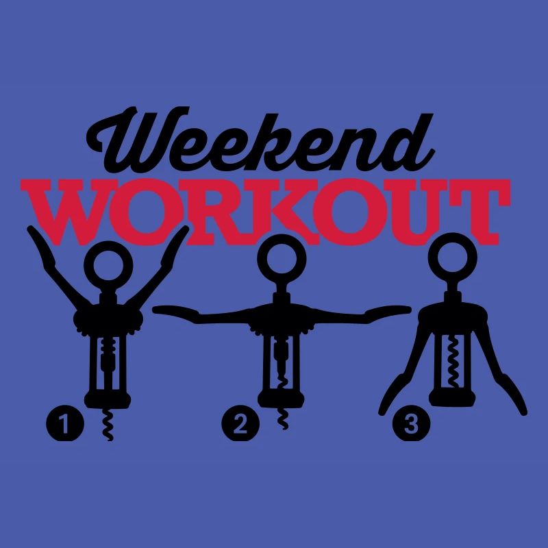 Weekend workout corkscrew