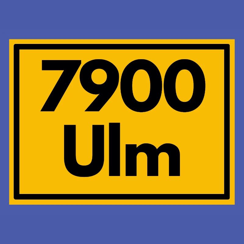 OLD POSTCODE POSTCODE RETRO 7900 ULM MÜNSTERSTADT