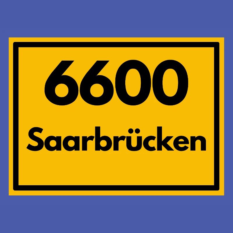OLD POSTCODE POSTCODE RETRO 6600 SAARBRÜCKEN SAAR