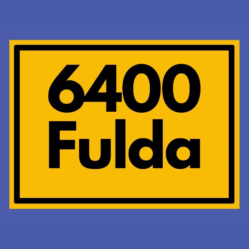 OLD POSTCODE POSTCODE RETRO 6400 FULDA - HESSEN