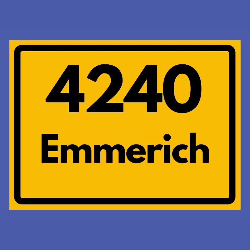 OLD POSTCODE POSTCODE RETRO 4240 EMMERICH – RHEIN